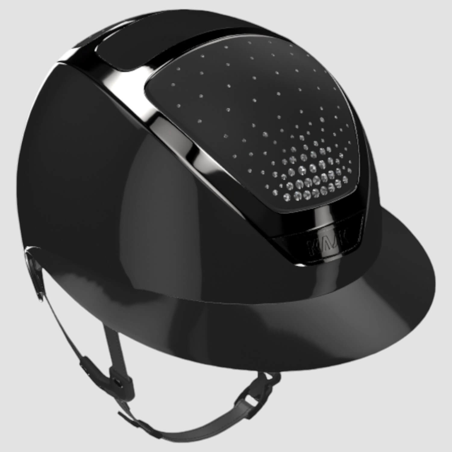 Kask Star Lady Pure Shine black m. Swarovski Passage crystal