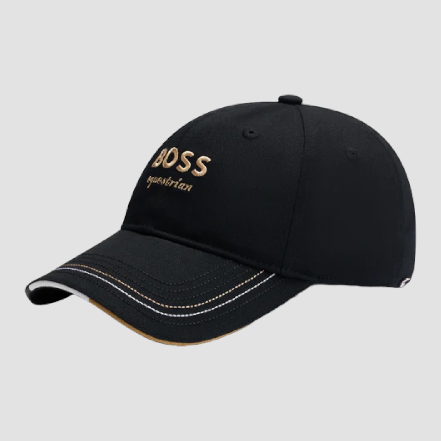 BOSS Equestrian Cap Embroidery Black