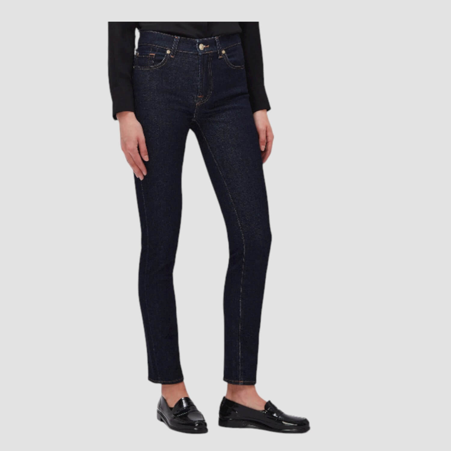 7forallmankind Jeans Roxanne Royal Dark Blue