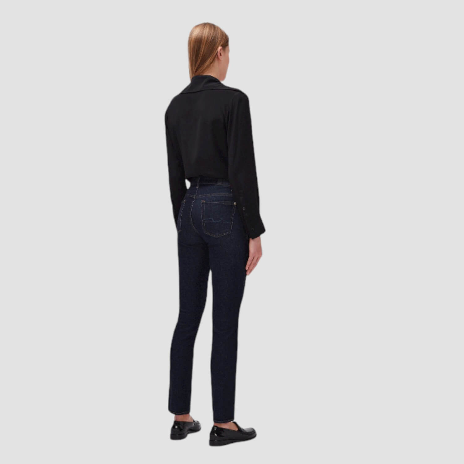 7forallmankind Jeans Roxanne Royal Dark Blue