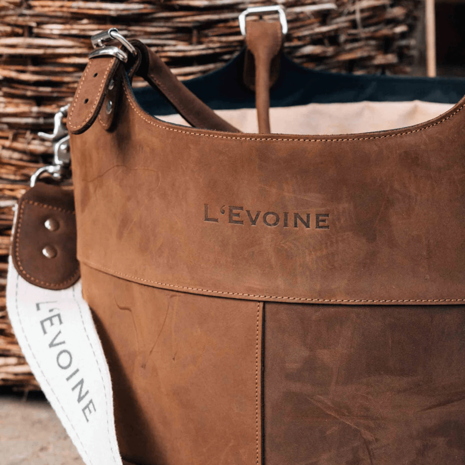 L'Evoine Leder Putztasche Le Baquet