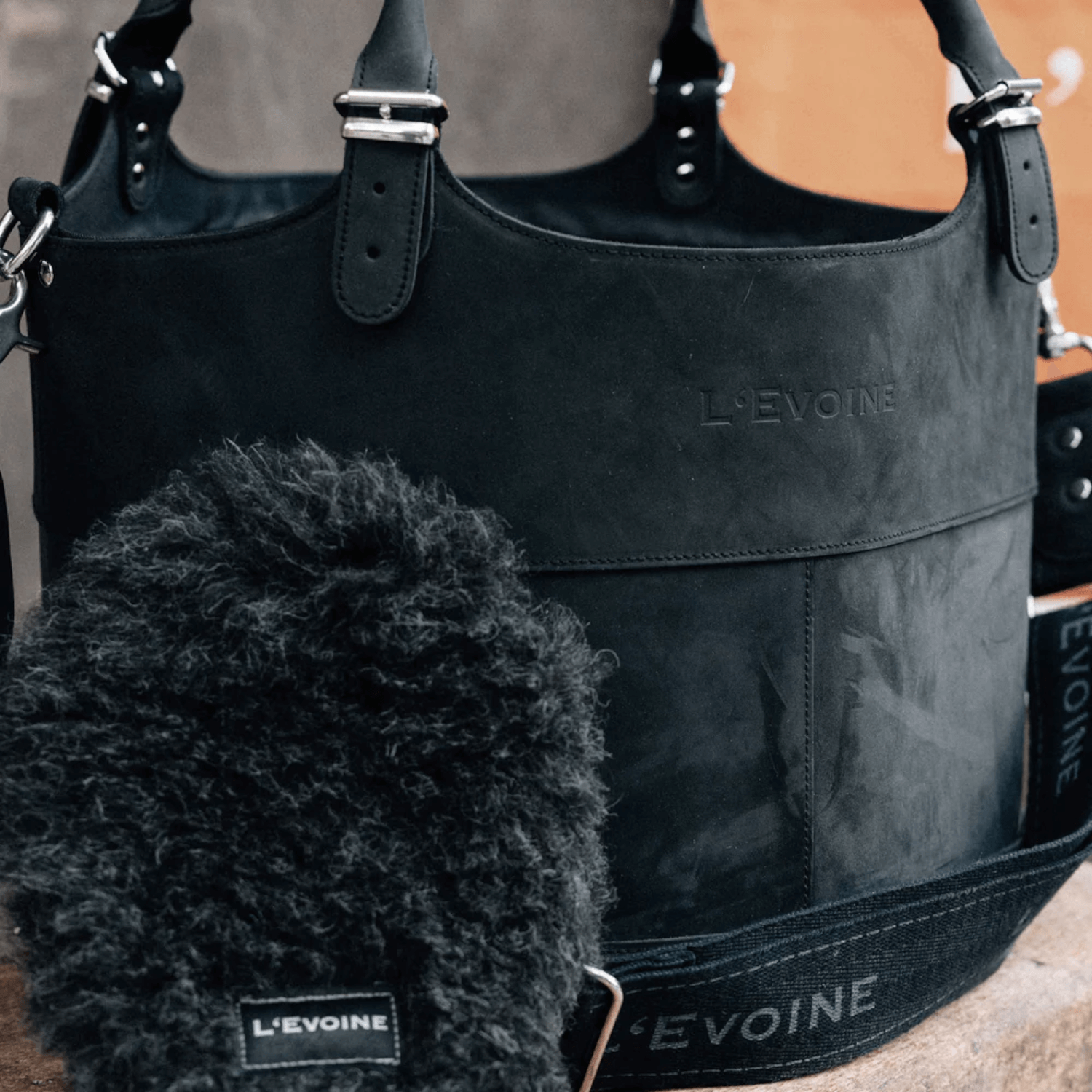 L'Evoine Leder Putztasche Le Baquet