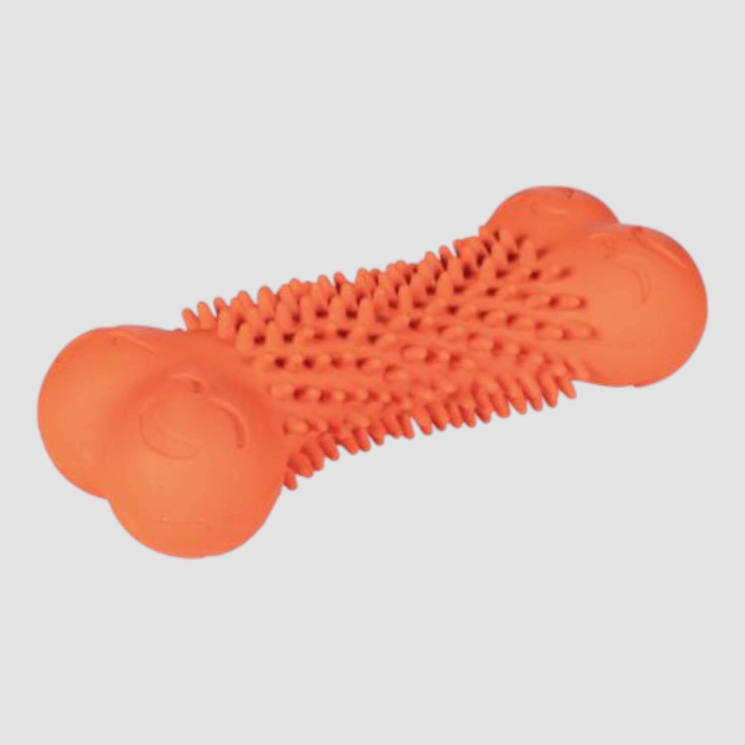 HKM Hundespielzeug Buddy Bone III Naturkautschuk Orange