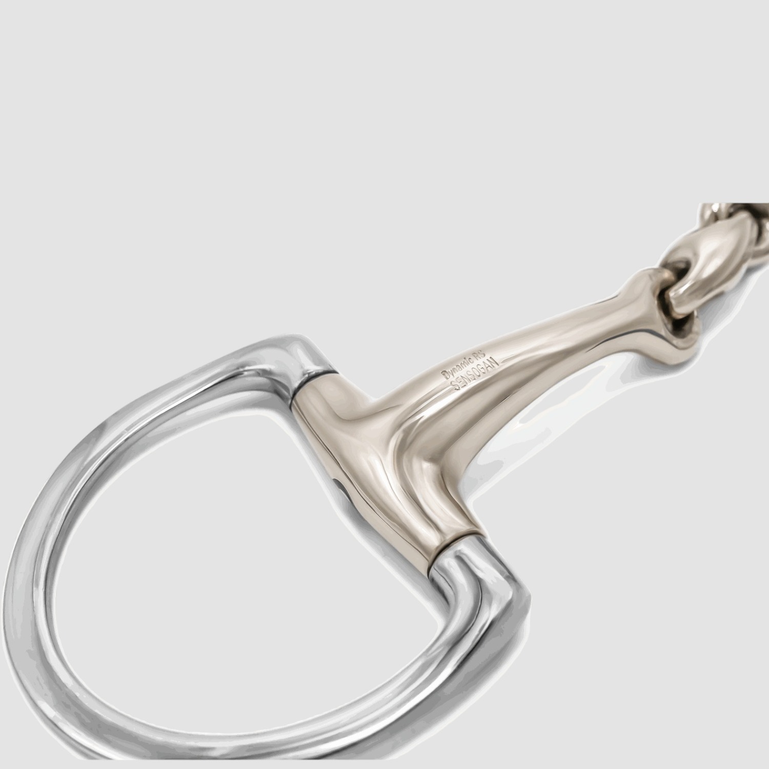 Sprenger Dynamic RS Olivenkopfgebiss m. D-förmigen Ringen doppelt gebrochen 14mm