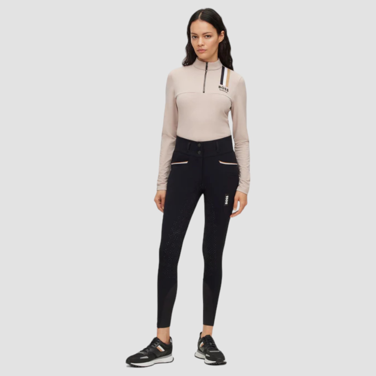 BOSS Equestrian Hailey Vollbesatz Reithose Black