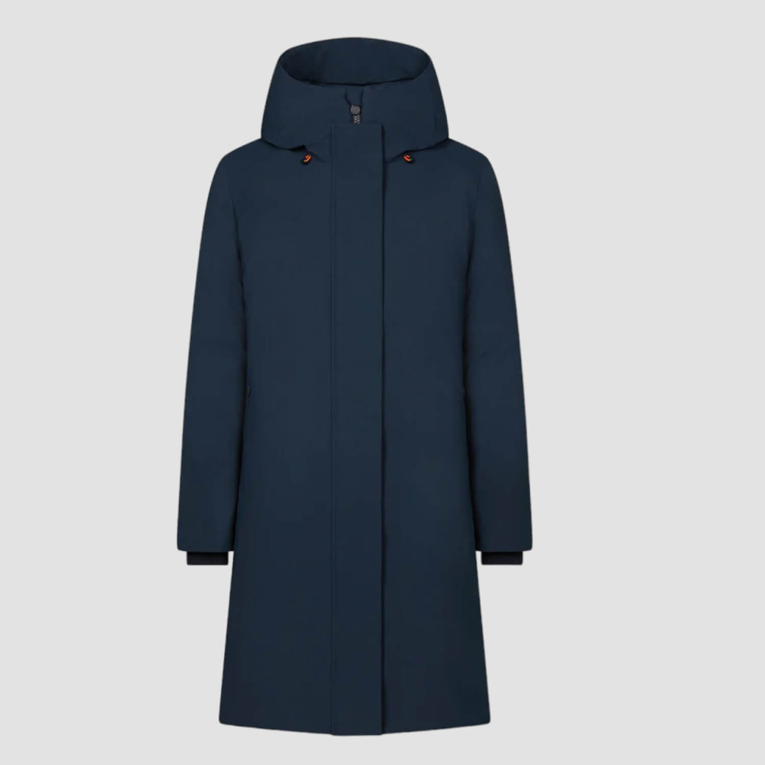 Save the Duck Langer Damenparka Sienna Mit Kapuze Blauschwarz