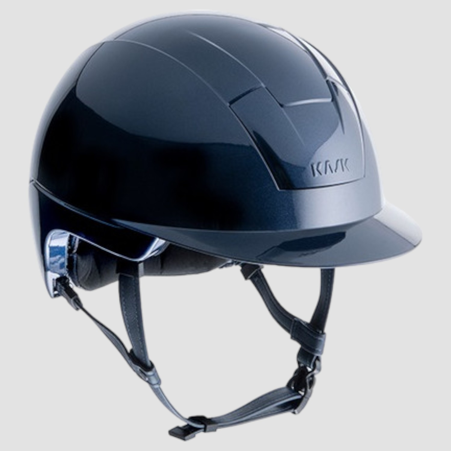 Kask Reithelm Kooki in navy shine