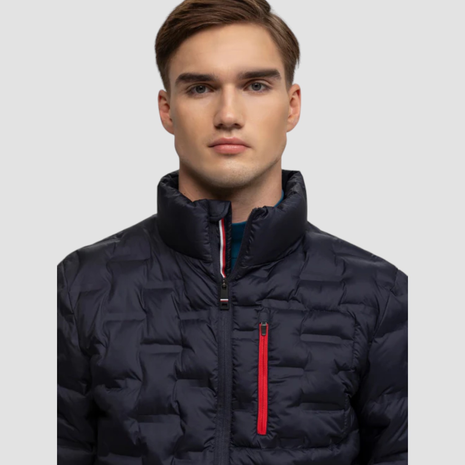 Tommy Equestrian Charleston Puffer Jacke Desert Sky