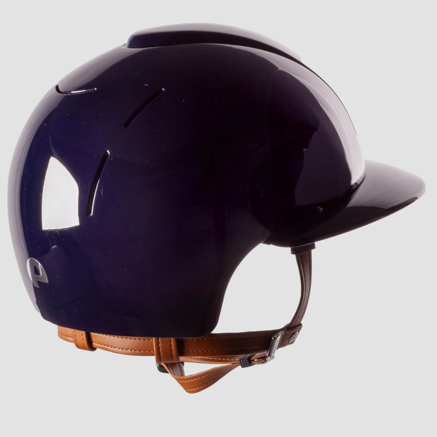 Kep Italia Cromo Smart Polish blau With Polo Visor und beigen Lederriemen