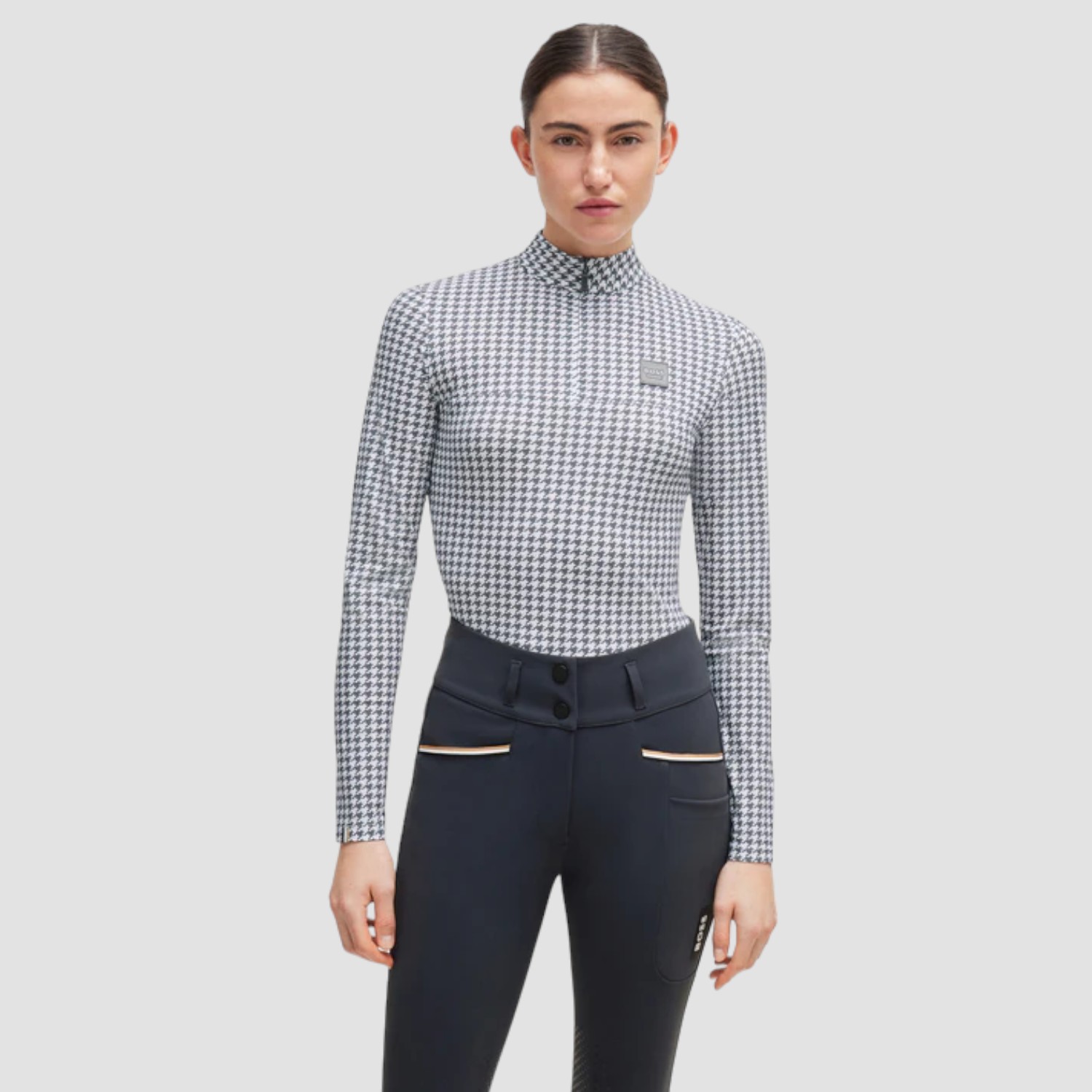 BOSS Equestrian Rachel Trainingsshirt Houndstooth