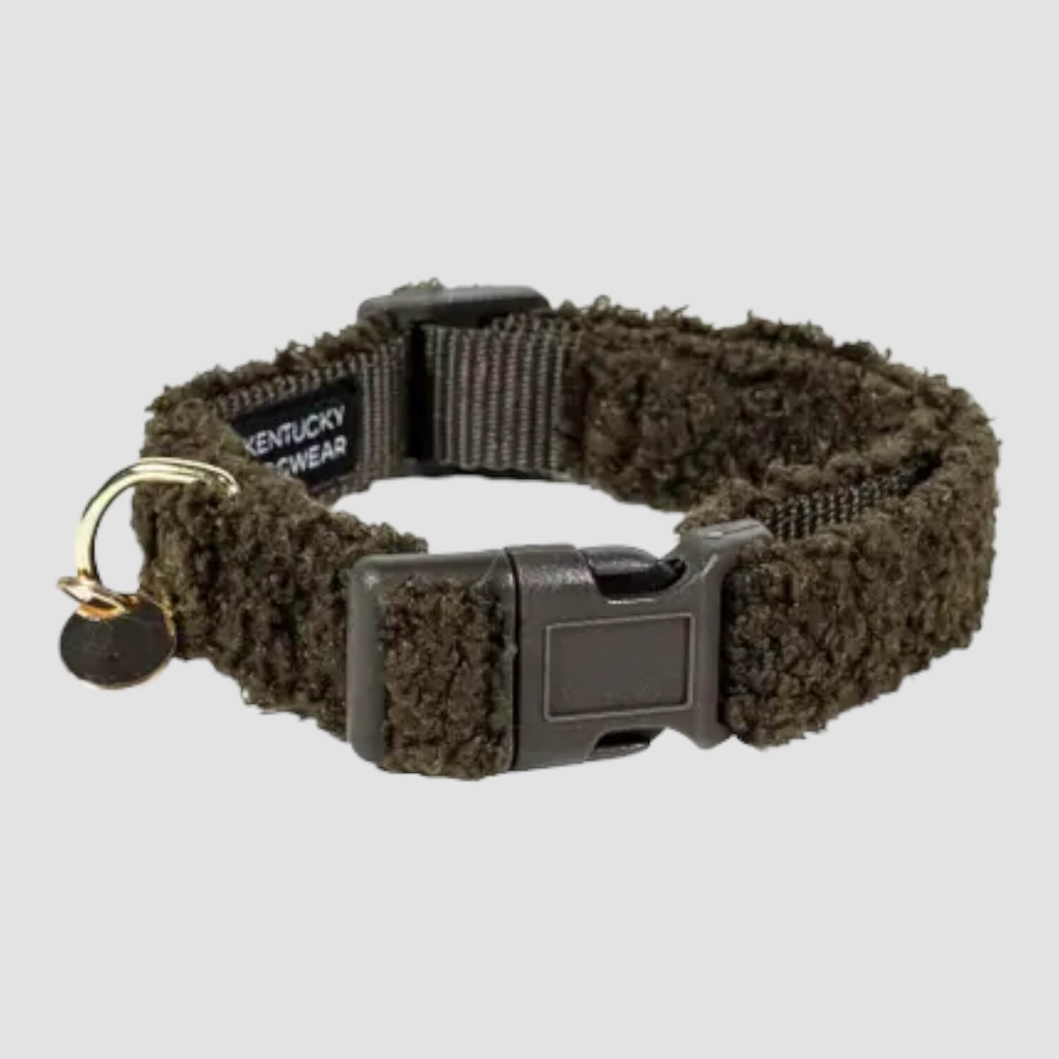 Kentucky Hunde Halsband Teddy Fleece Tannengrün