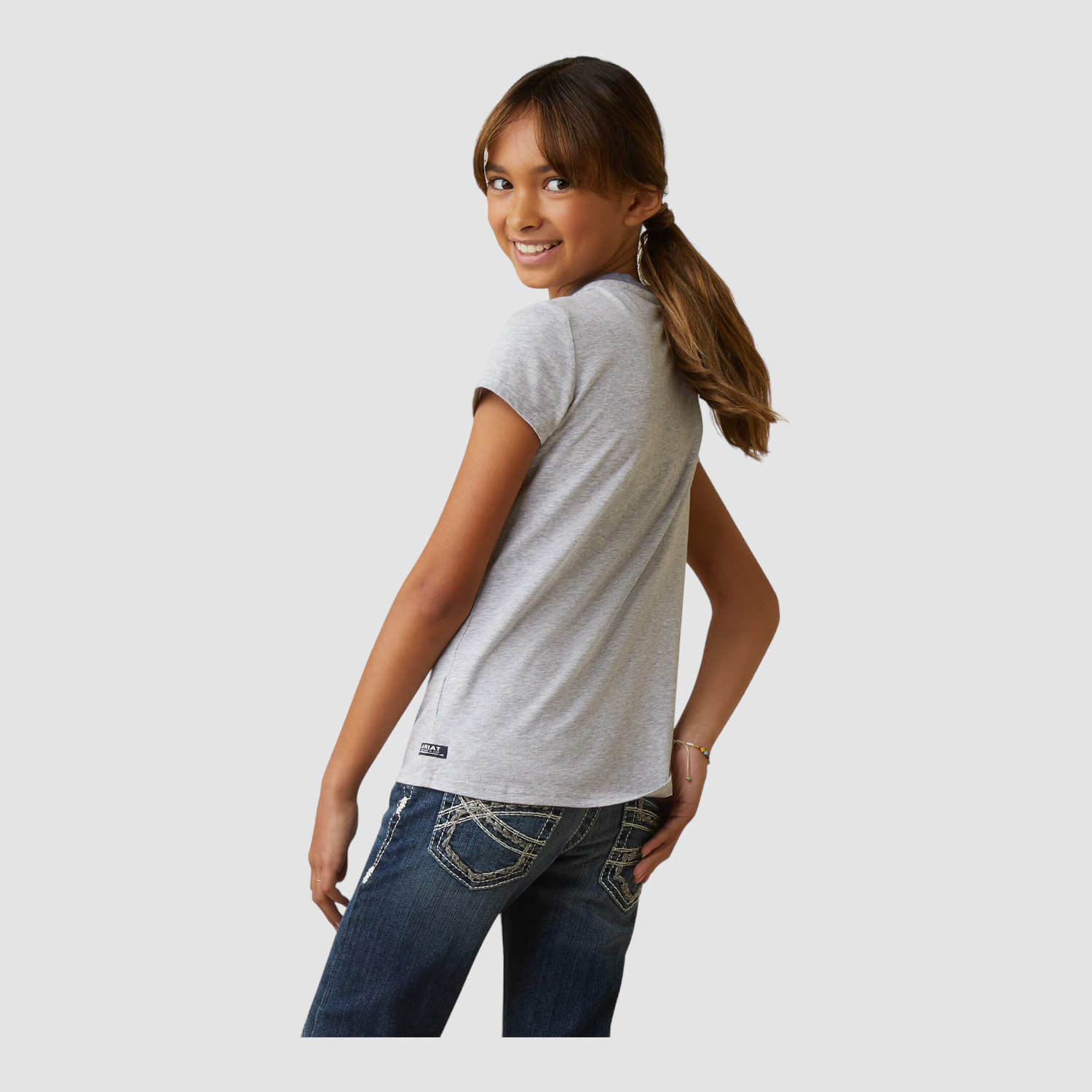 Ariat Kinder Shirt Heather Grey