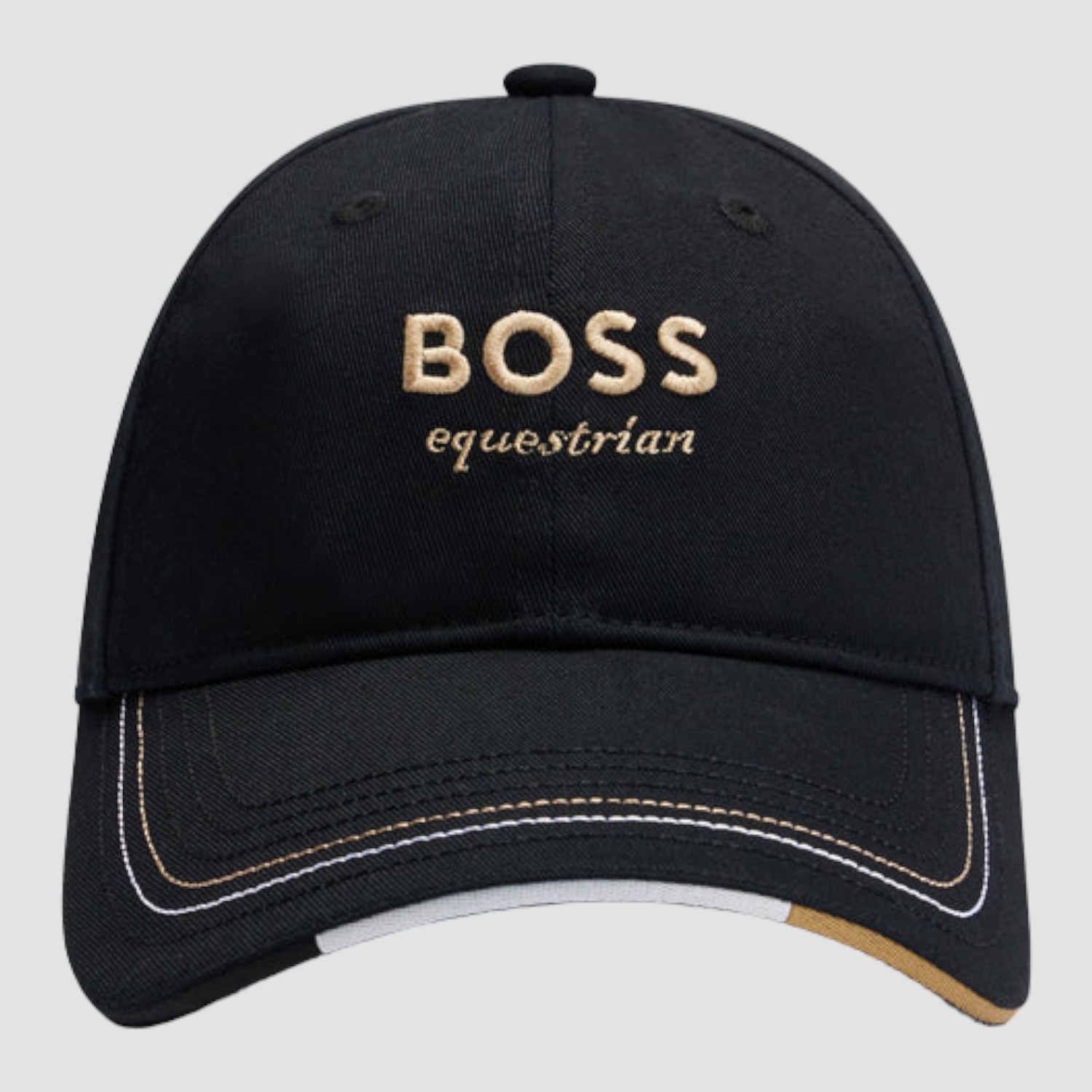 BOSS Equestrian Cap Embroidery Black