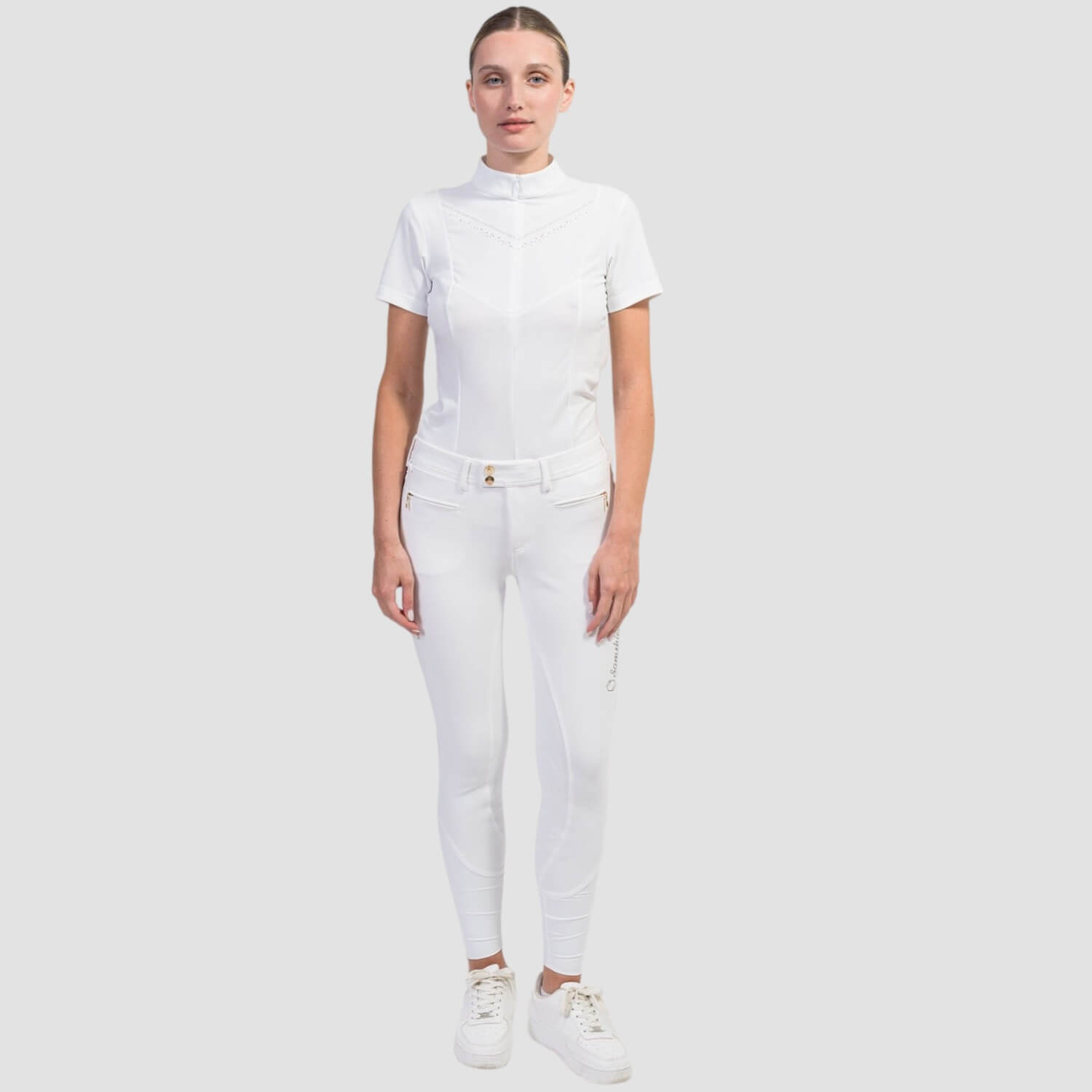 Samshield Turniershirt Scarlett Kurzarm white