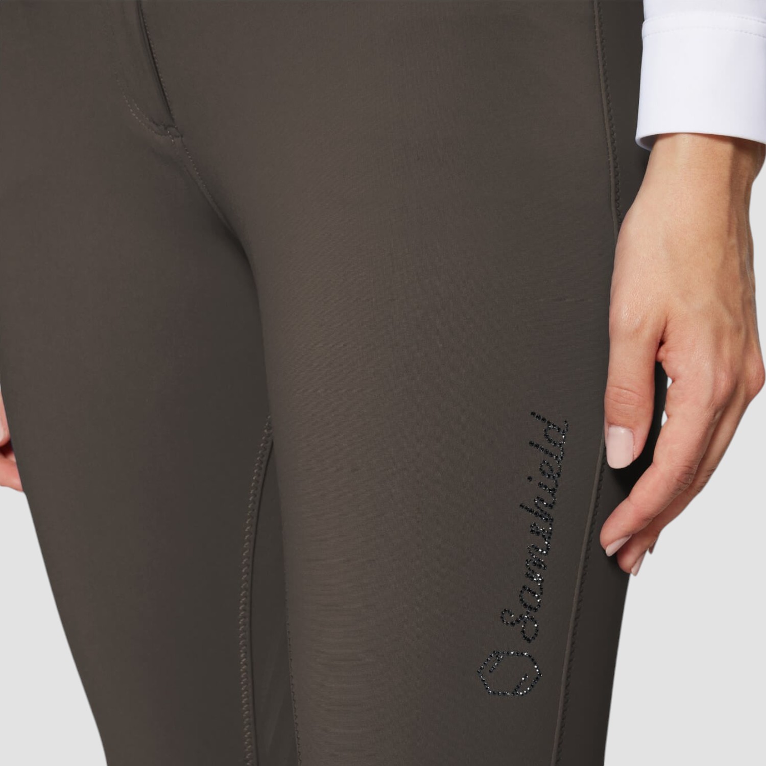 Samshield Reithose Clara Premium Full Grip Mocha