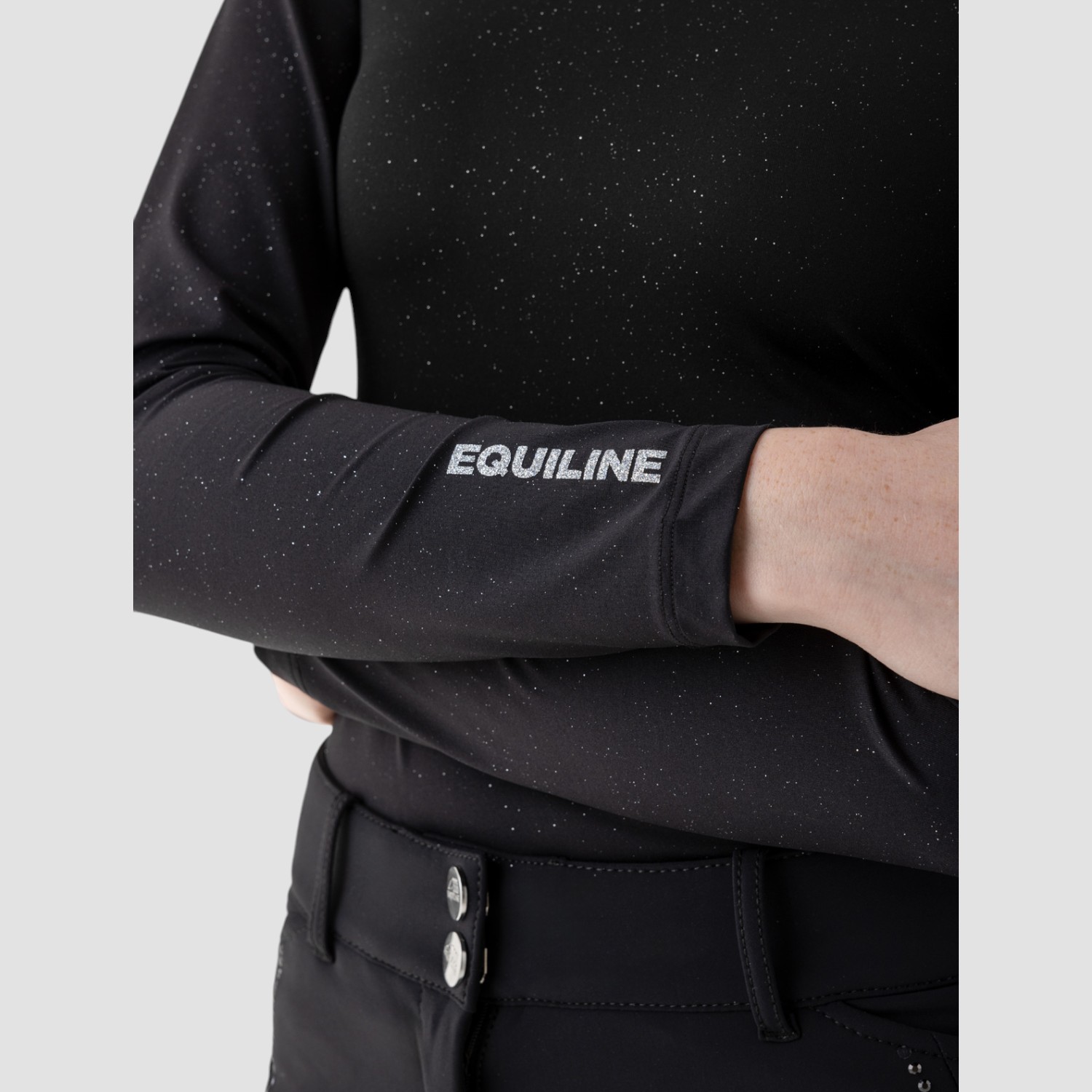 Equiline Second Skin Shirt Gargeng Schwarz