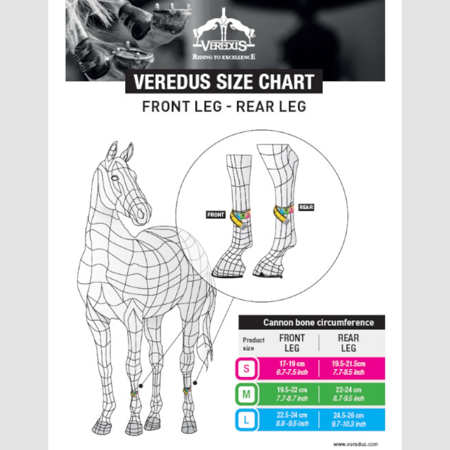 Veredus Stallgamaschen Evo Hinten