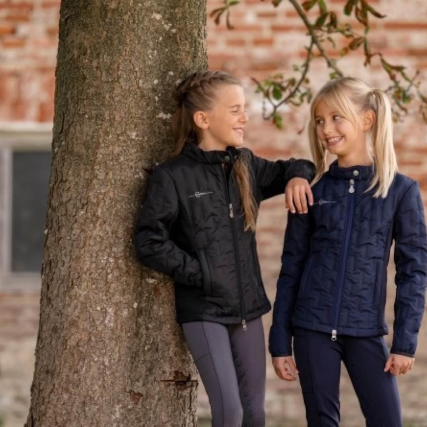 Covalliero Hybridjacke Kinder navy