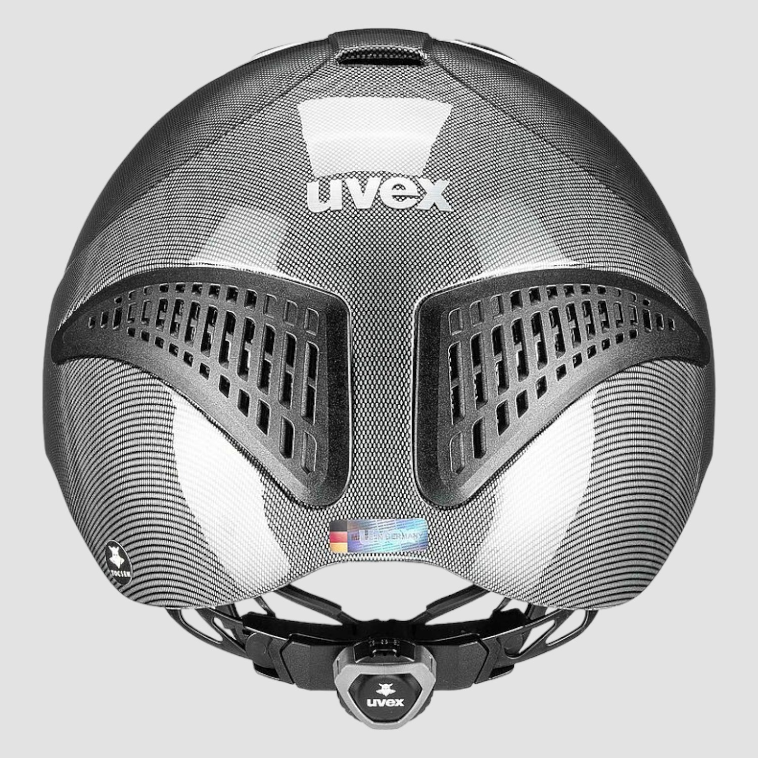 Uvex Reithelm Exxential II shiny black-silver